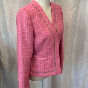 Pink Tweed Jacket